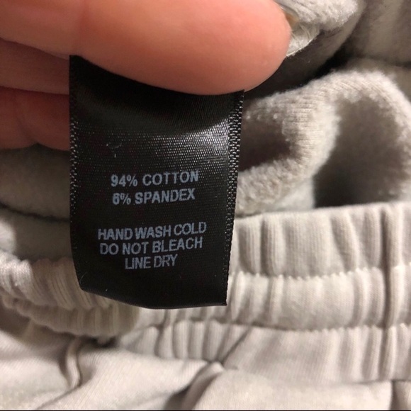 Lulu’s Skye Joggers Knit Light Grey Tie Ankle Size Small Loungewear - Picture 7 of 10